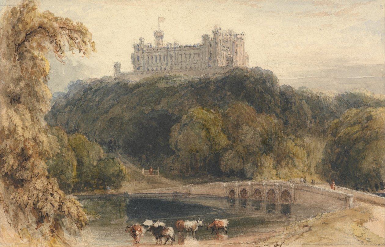 Belvoirin linna, Rutland tekijältä William Daniell