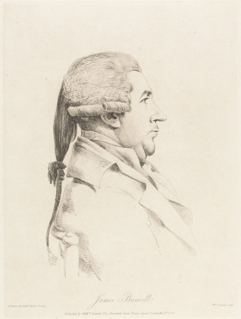 James Boswell tekijältä William Daniell
