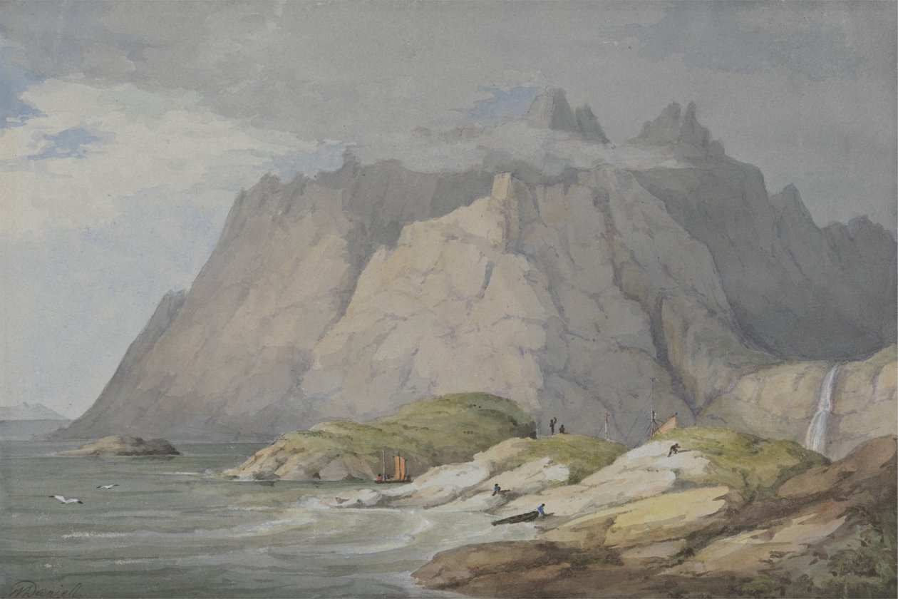 Loch Scavaig, Isle of Skye tekijältä William Daniell