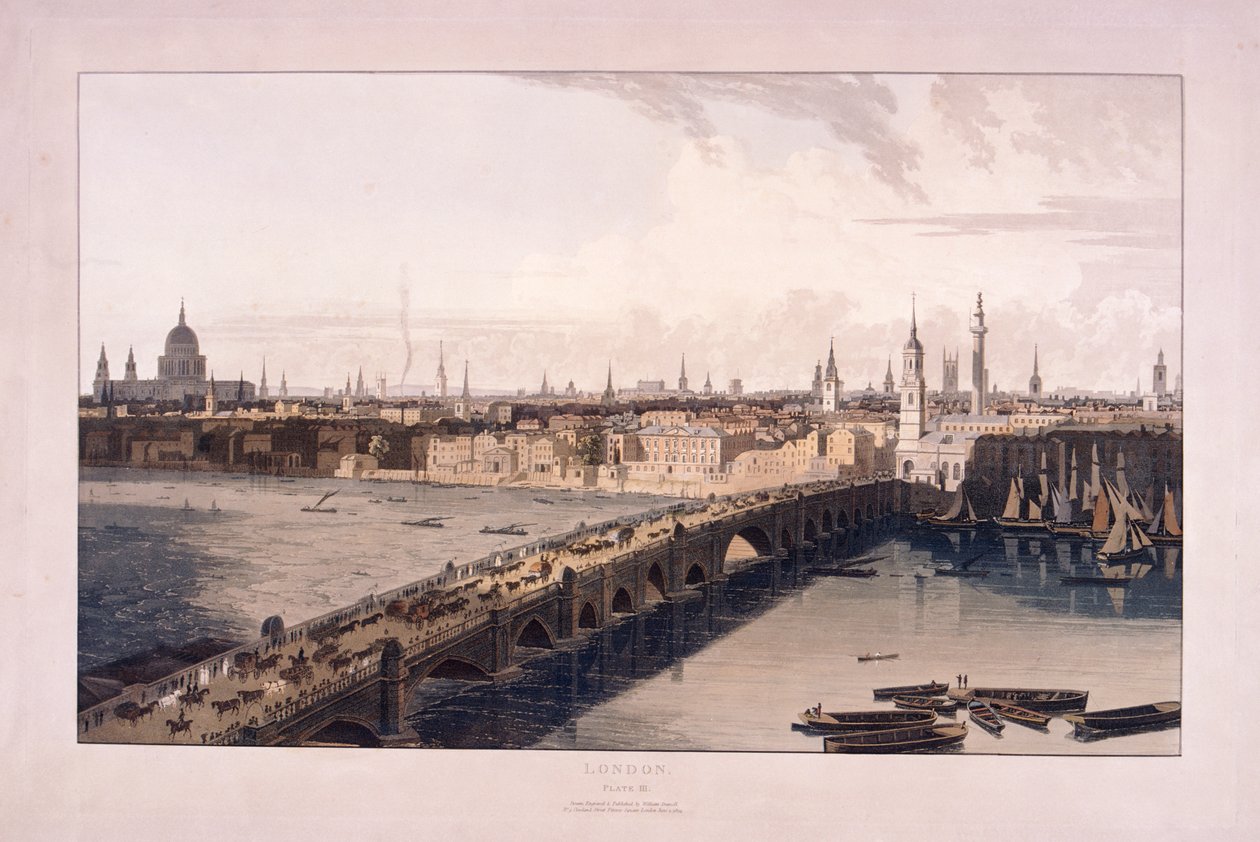 London Bridge, 1804 tekijältä William Daniell