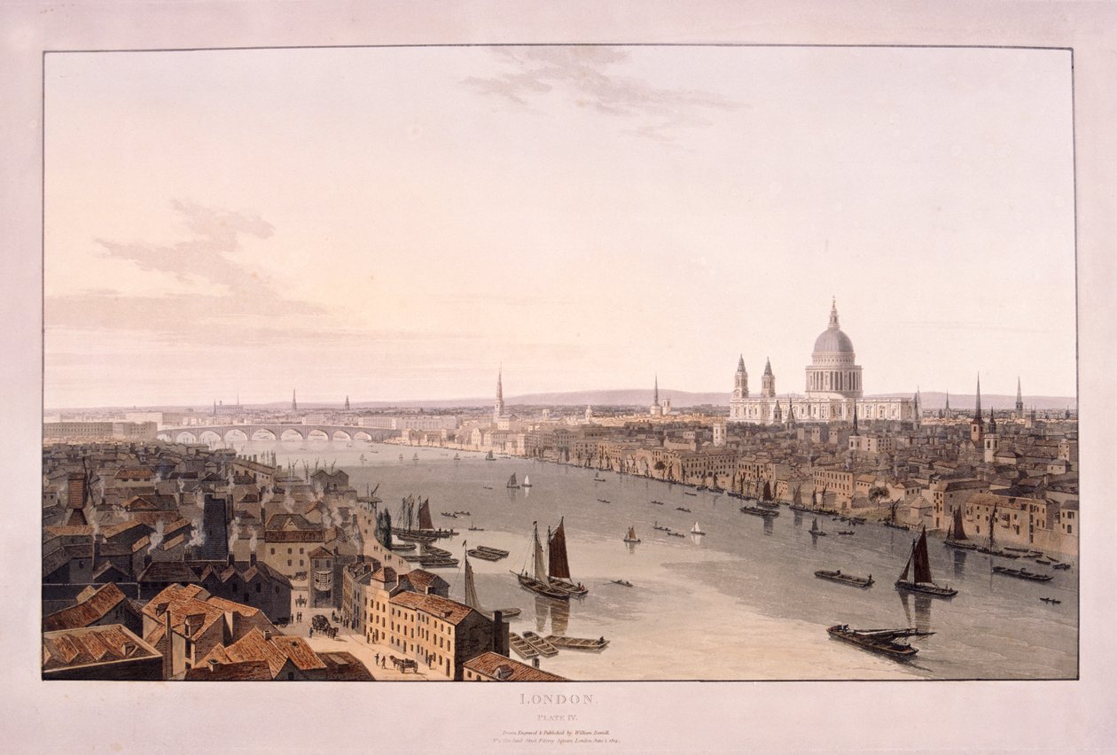 London Bridge, 1804 tekijältä William Daniell