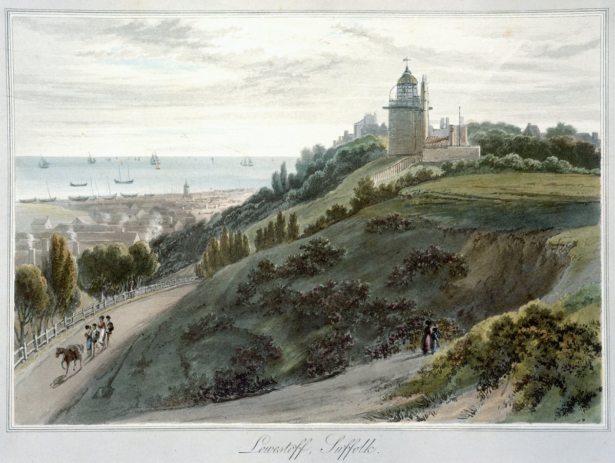 Lowestoft, Suffolk, 1814-1825 tekijältä William Daniell