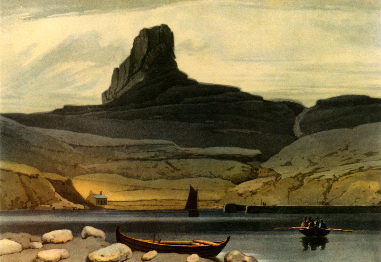 Score Eig, Isle of Eig, 1813, 1946. tekijältä William Daniell