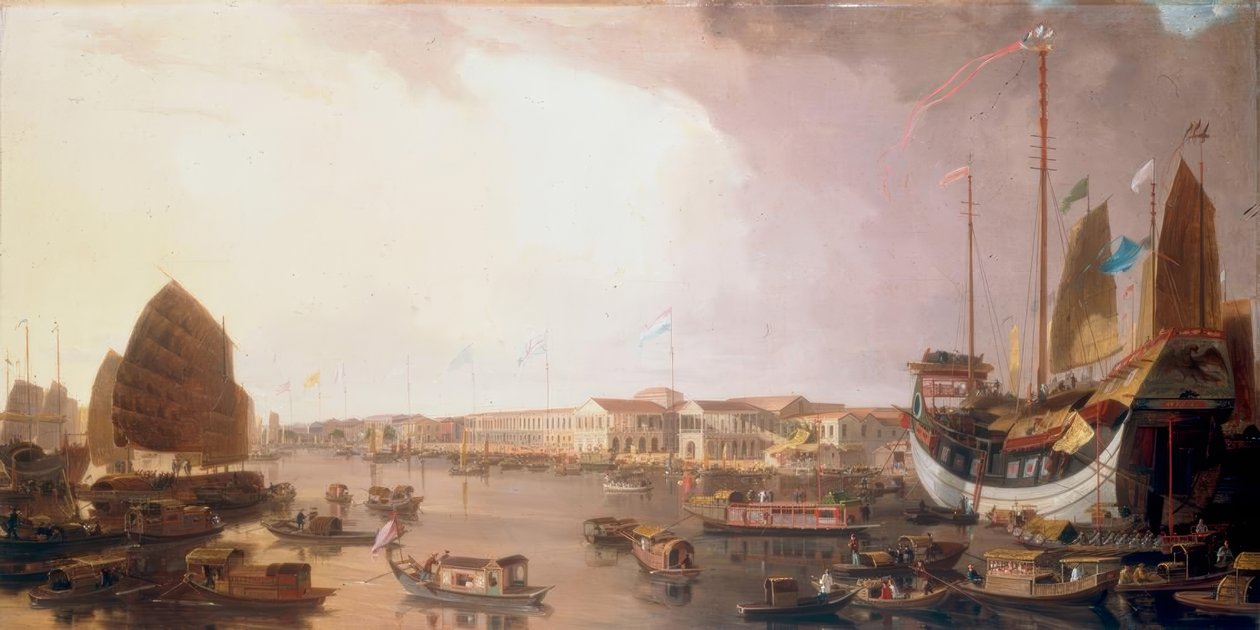 Euroopan tehtaat Kantonissa Kiinassa tekijältä William Daniell