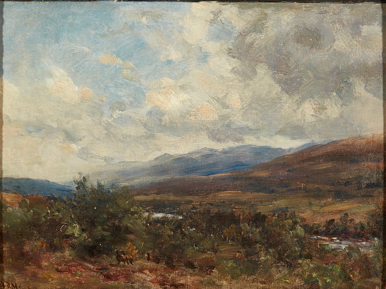 Pilviä Moorlandin yllä (öljy kankaalle) tekijältä William Darling McKay