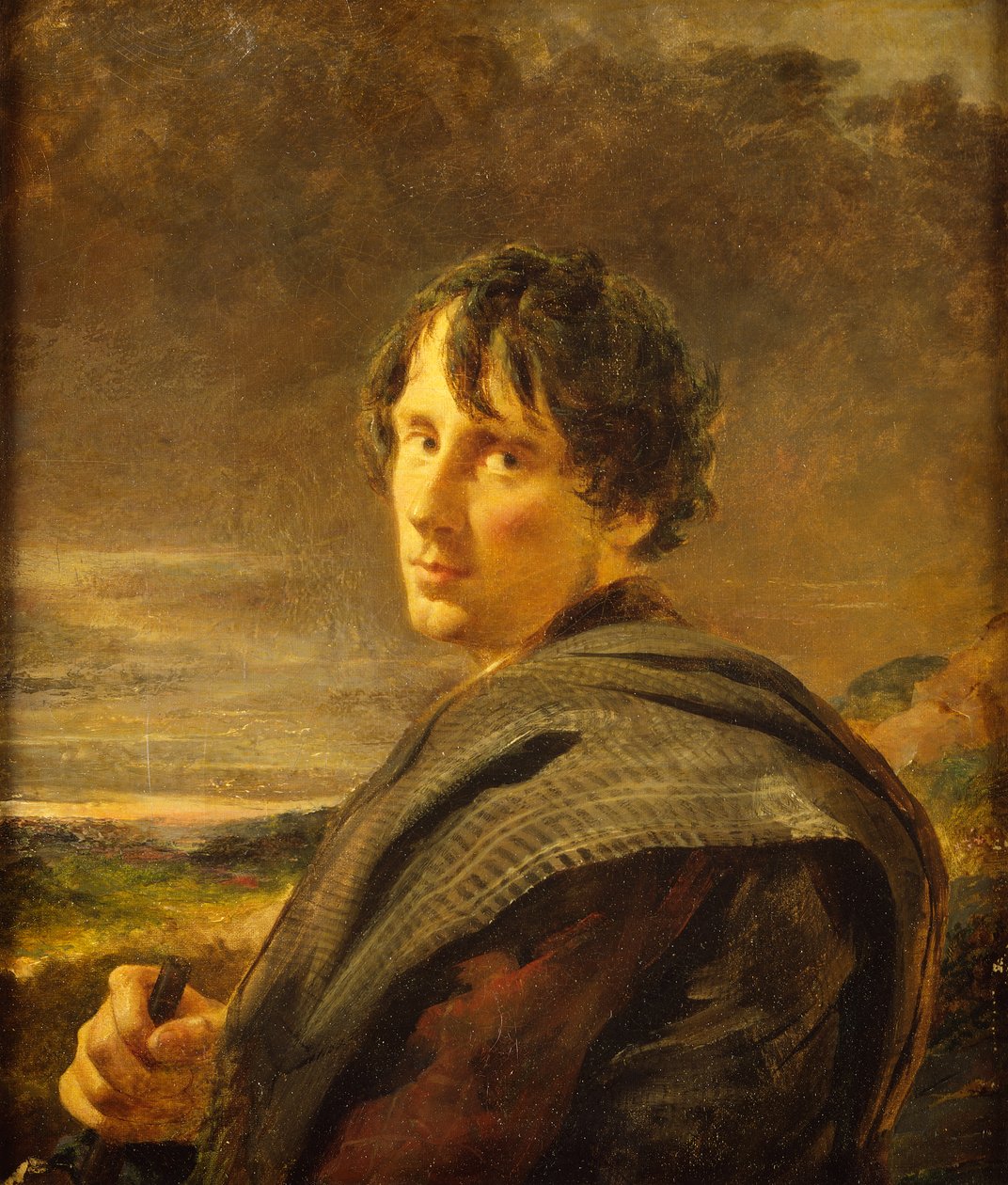 Omakuva, n.1852 (öljy kankaalle) tekijältä William Davis