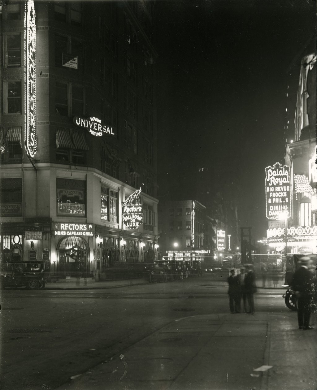 48th Street Broadwayn ja Seventh Avenuen välillä, 1917 tekijältä William Davis Hassler