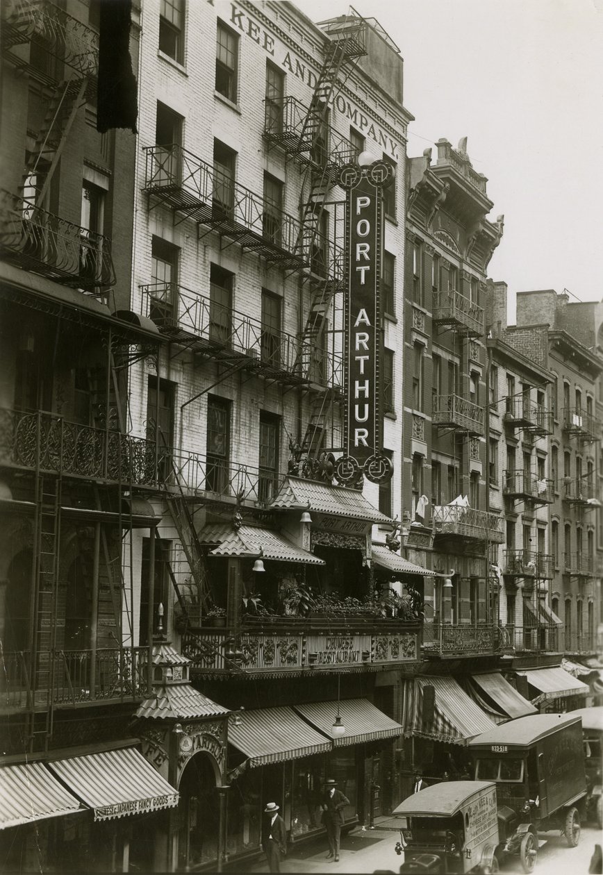 Port Arthur -ravintola, 7 Mott Street, New York City, 1919 tekijältä William Davis Hassler