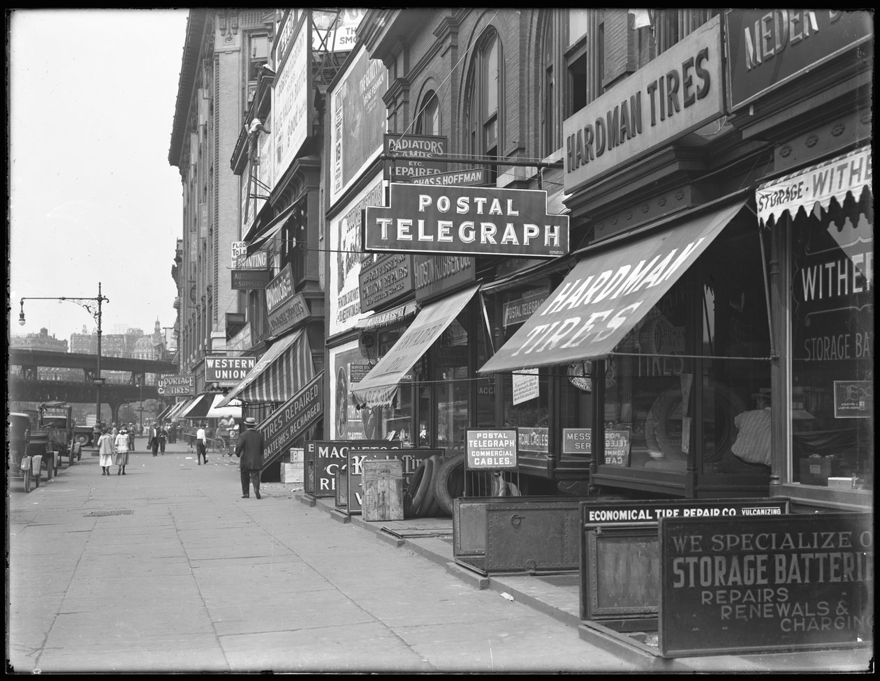 Postin lennätinkyltti, 1906 Broadway, New York City, 18. elokuuta 1916 tekijältä William Davis Hassler