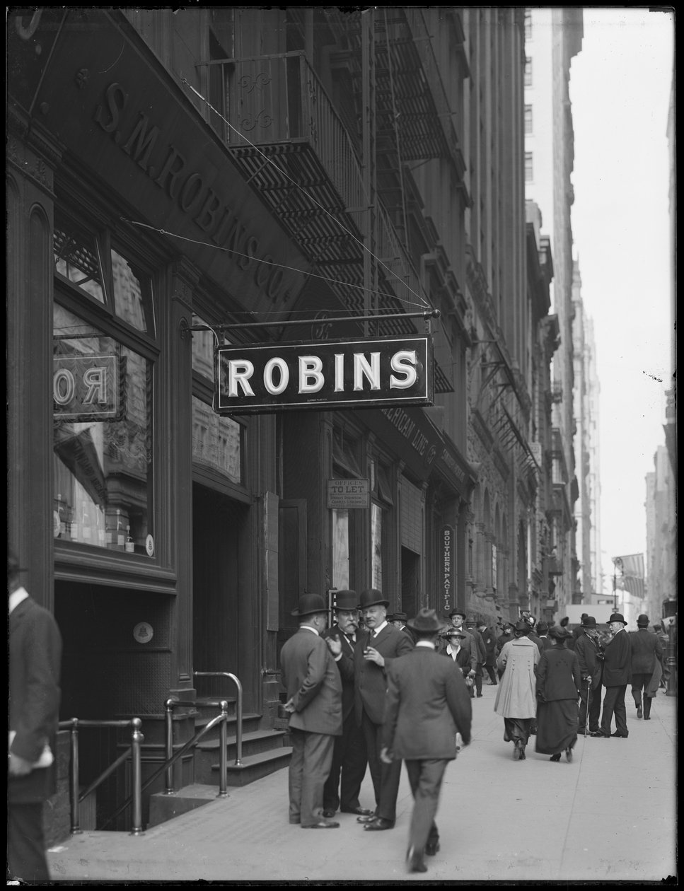 S.M. Robins Co:n kyltti osoitteessa 35 Broadway, New York City, 2. toukokuuta 1916 tekijältä William Davis Hassler
