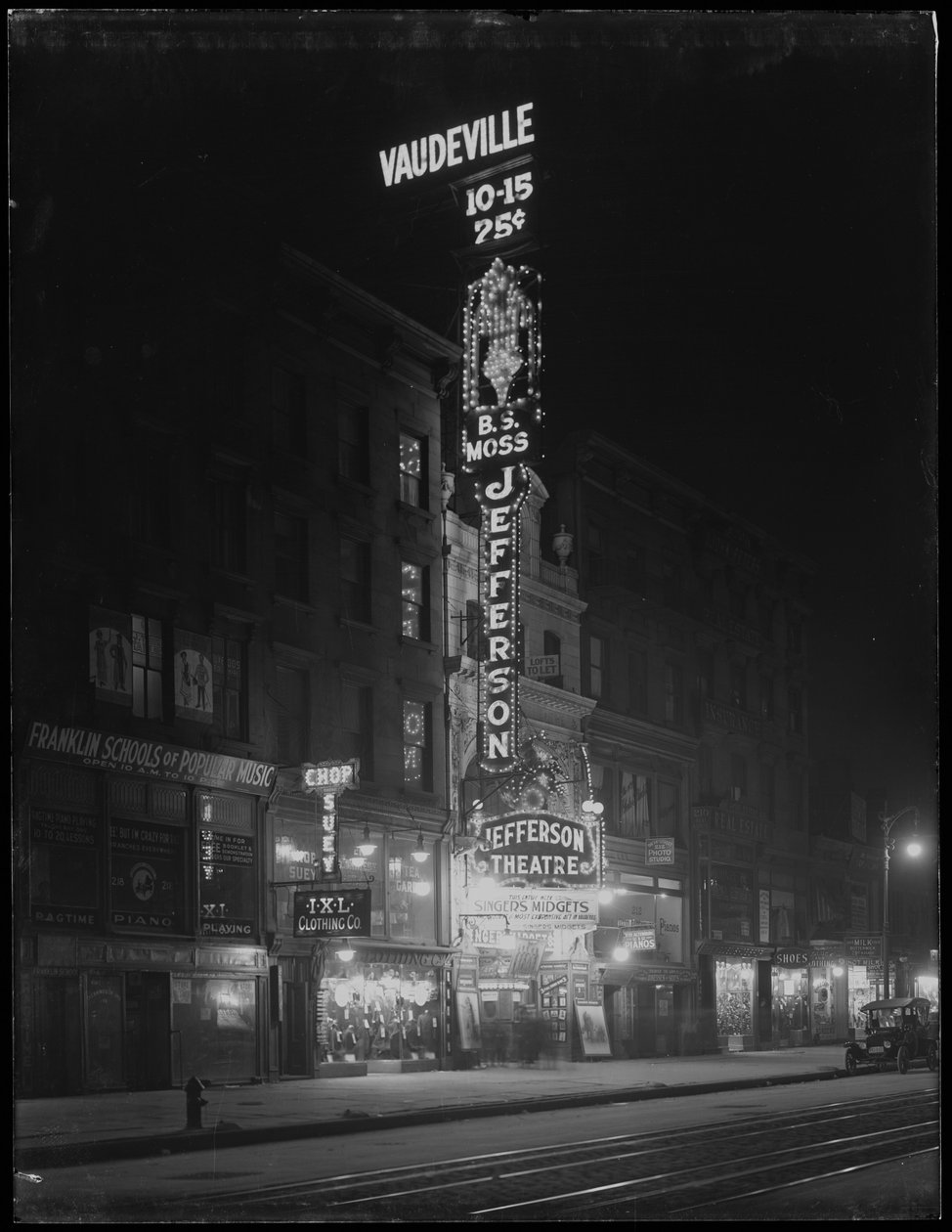 Jefferson Theatre, New York City, 6. tammikuuta 1917 tekijältä William Davis Hassler