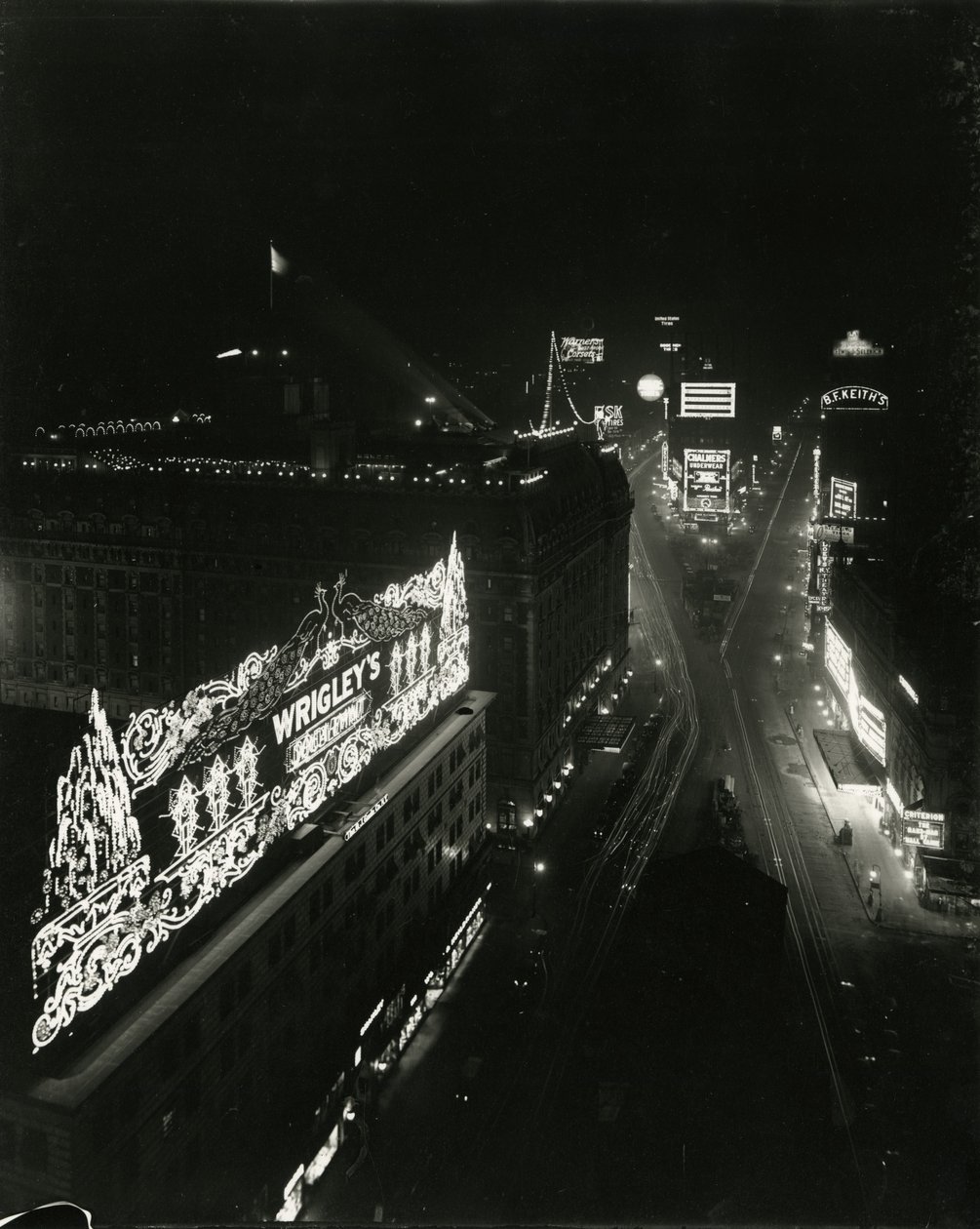 Times Square, Times Buildingin 16. kerroksesta, 1917 tekijältä William Davis Hassler