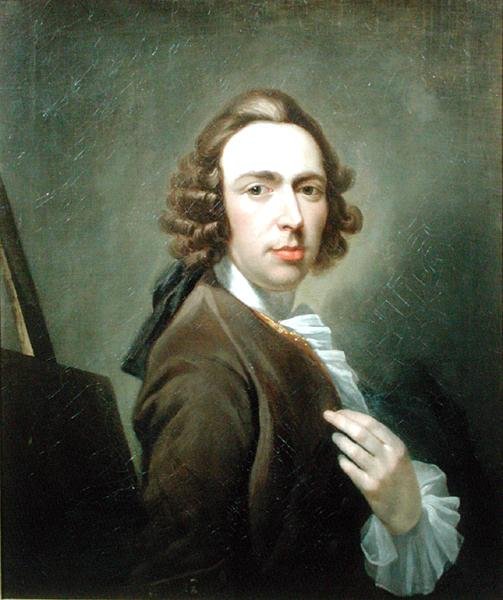 Omakuva, n. 1750 (öljy kankaalle) tekijältä William Delacour