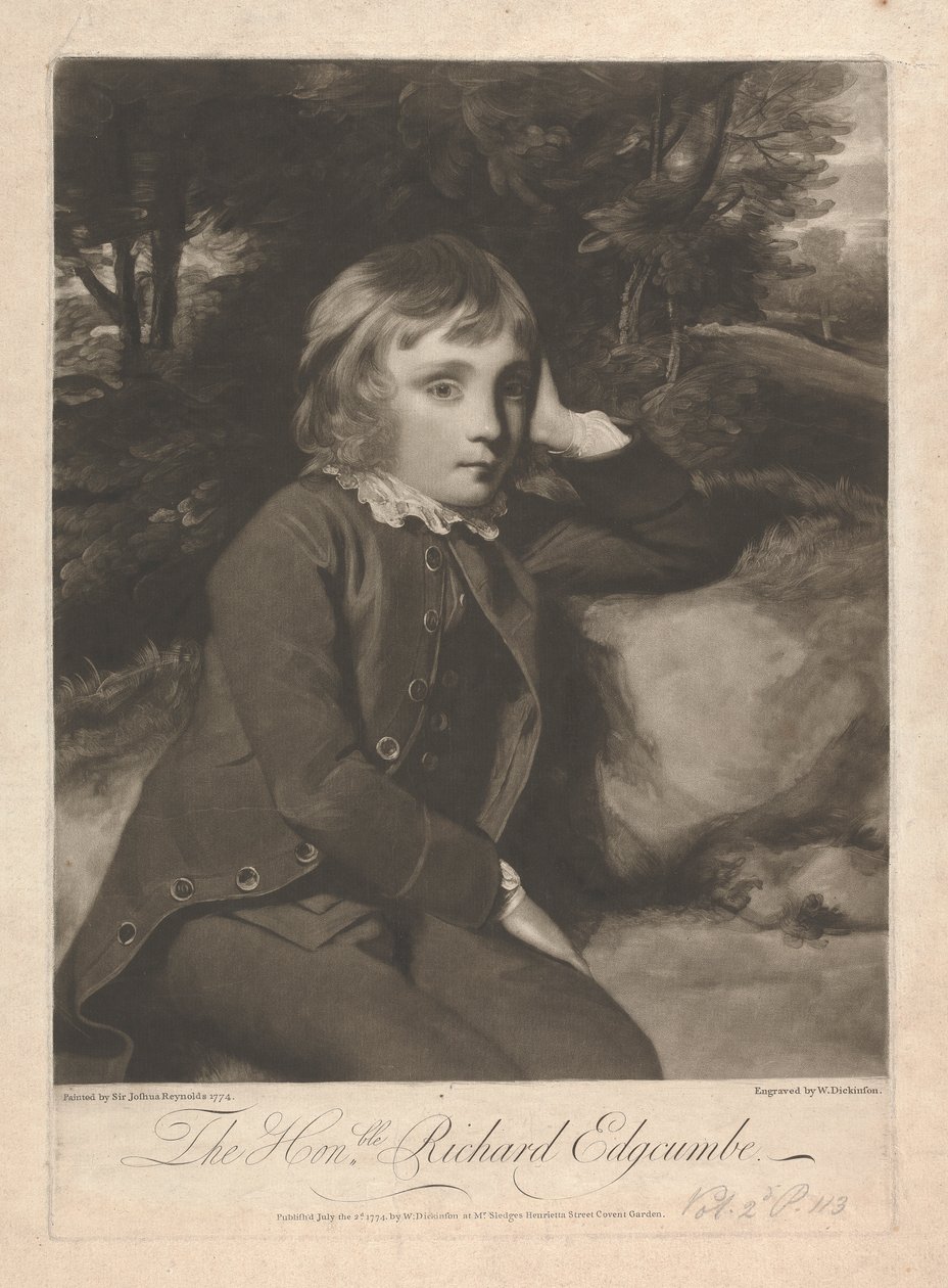 Honorável Richard Lord Edgcumbe, 1º Barão Edgcumbe finlandês tekijältä William Dickinson