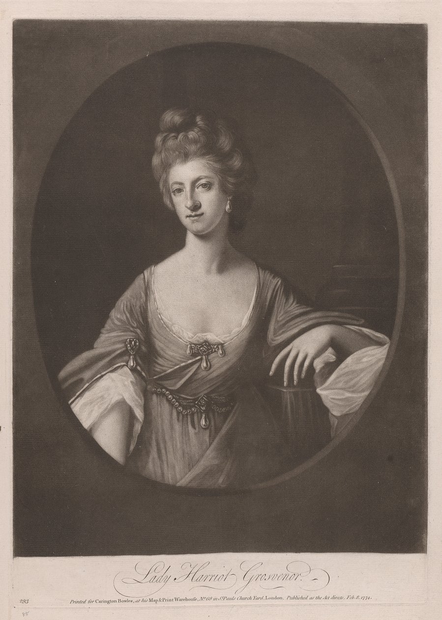 Lady Harriot Grosvenor tekijältä William Dickinson