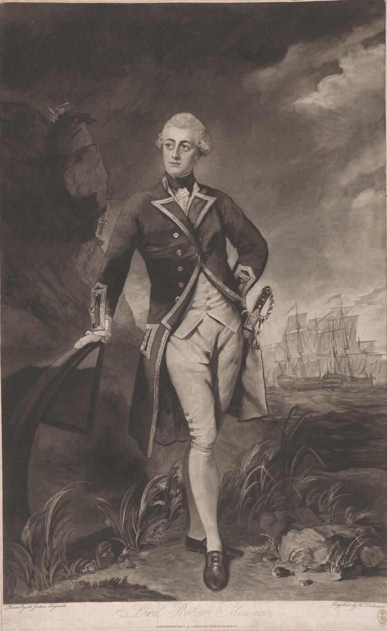 Lordi Robert Manners, kapteeni R.N. tekijältä William Dickinson