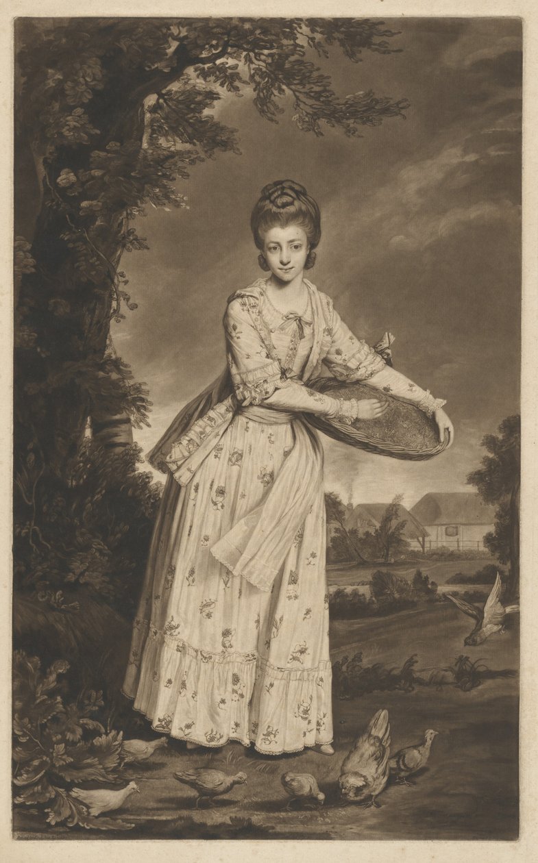 Rouva Pelham tekijältä William Dickinson after Sir Joshua Reynolds