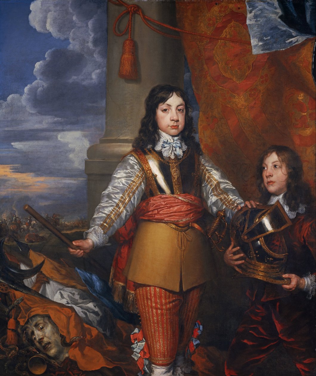 Kaarle II, 1630 - 1685. Skotlannin kuningas 1649 - 1685. Englannin ja Irlannin kuningas 1660 - 1685 (Walesin prinssi, sivutoiminen). tekijältä William Dobson