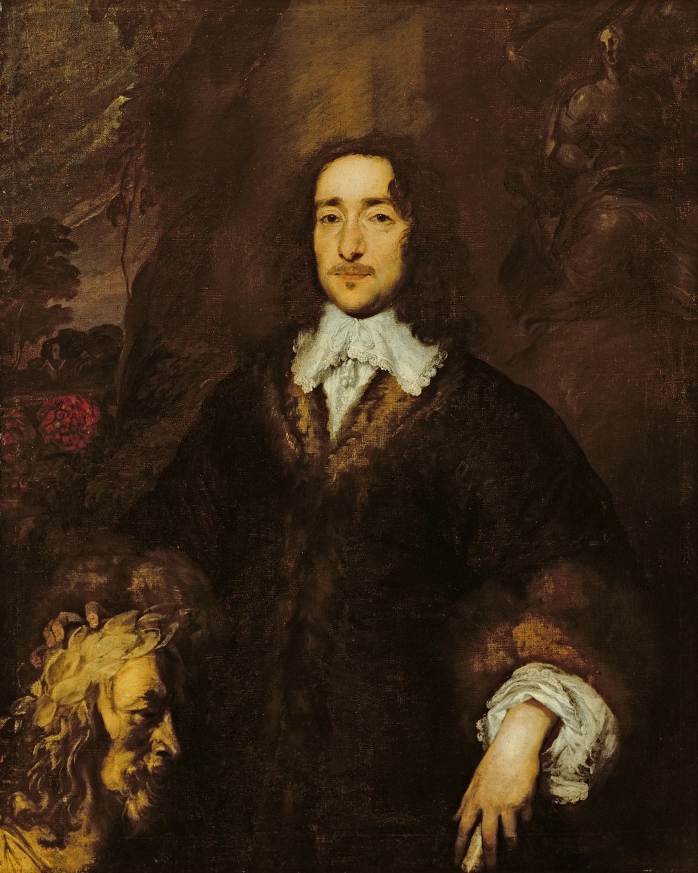 Muusikon muotokuva, noin 1644 (öljy kankaalle) tekijältä William Dobson