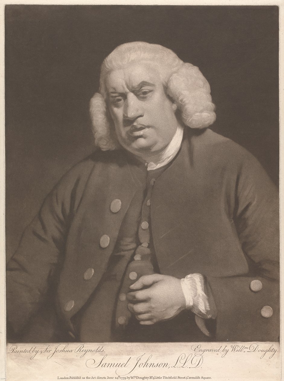 Samuel Johnson, L.L.D. tekijältä William Doughty