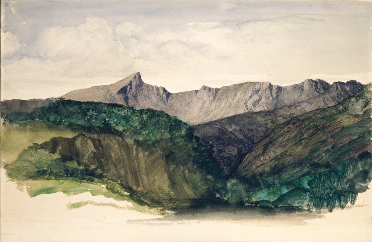 Tutkimus kaukaisesta vuoristosta, 1860 tekijältä William Dyce