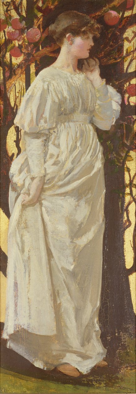 Kuulo, 1880 (öljy- ja kultamaali kankaalle) tekijältä William Edward Frank Britten