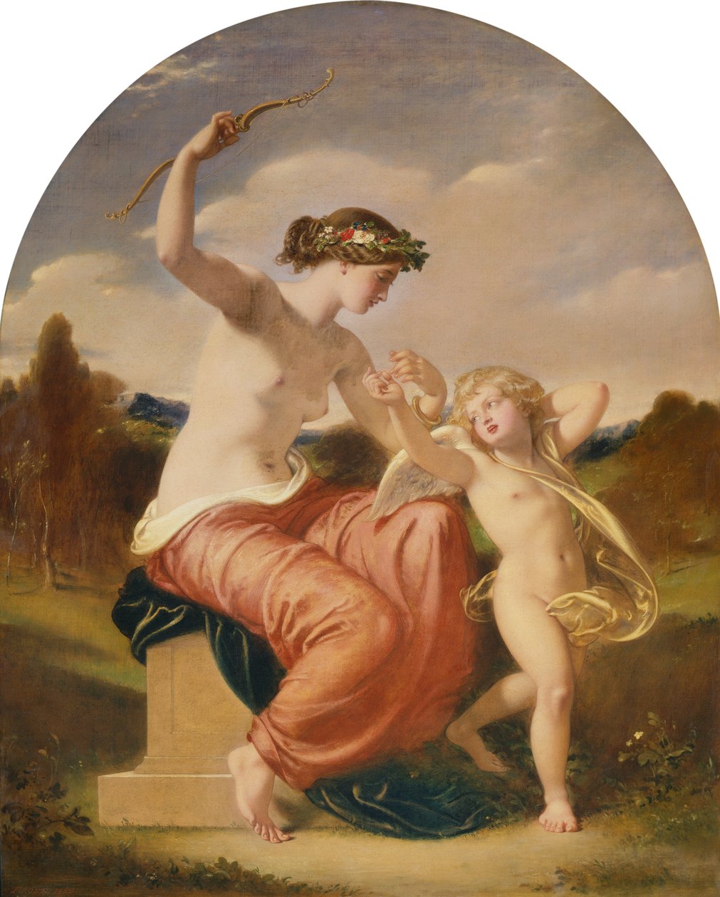 Venus aseistariisuva Cupid tekijältä William Edward Frost