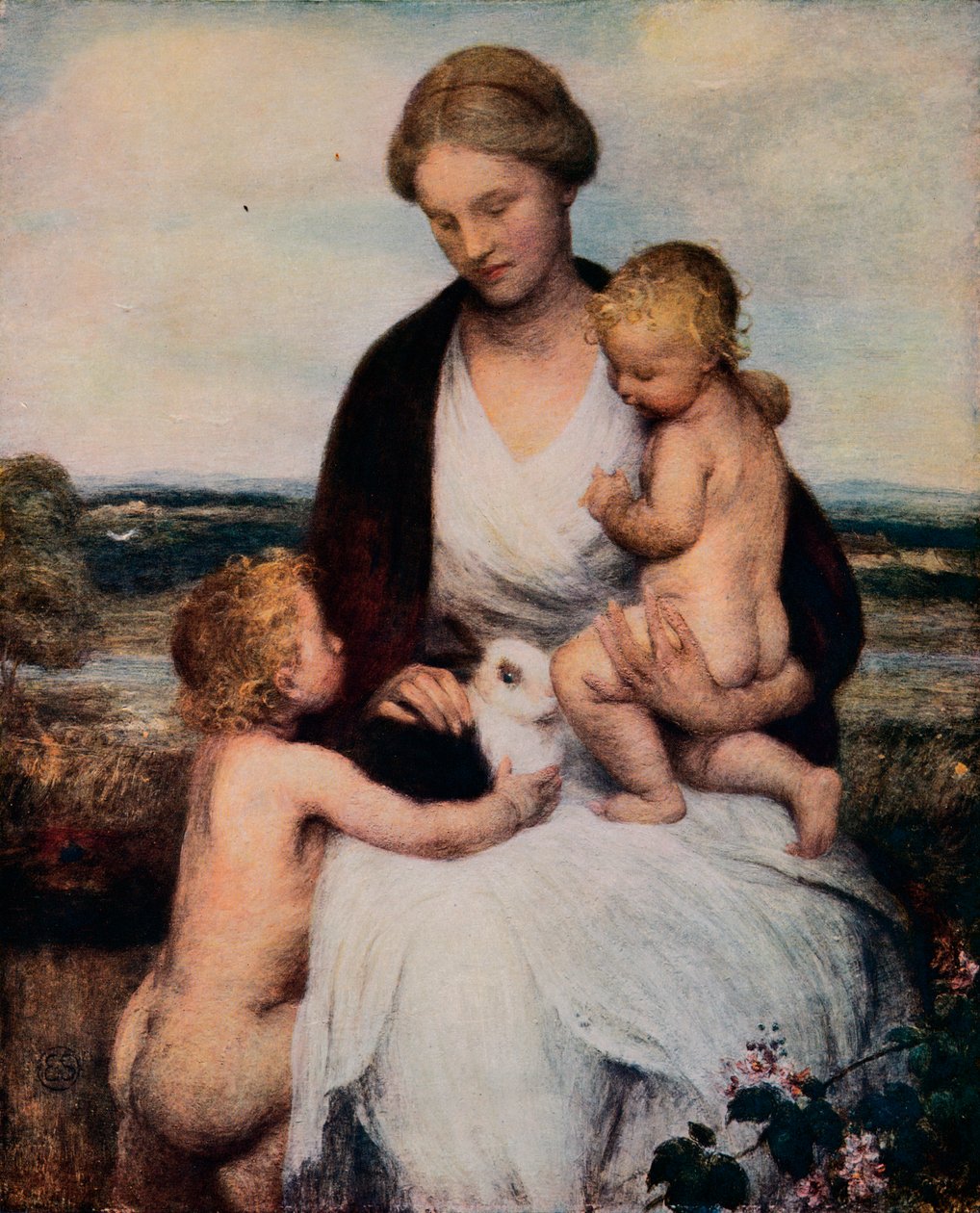 Ajatukseni ovat lapsiani, c1900, 1912 tekijältä William Edward Stott