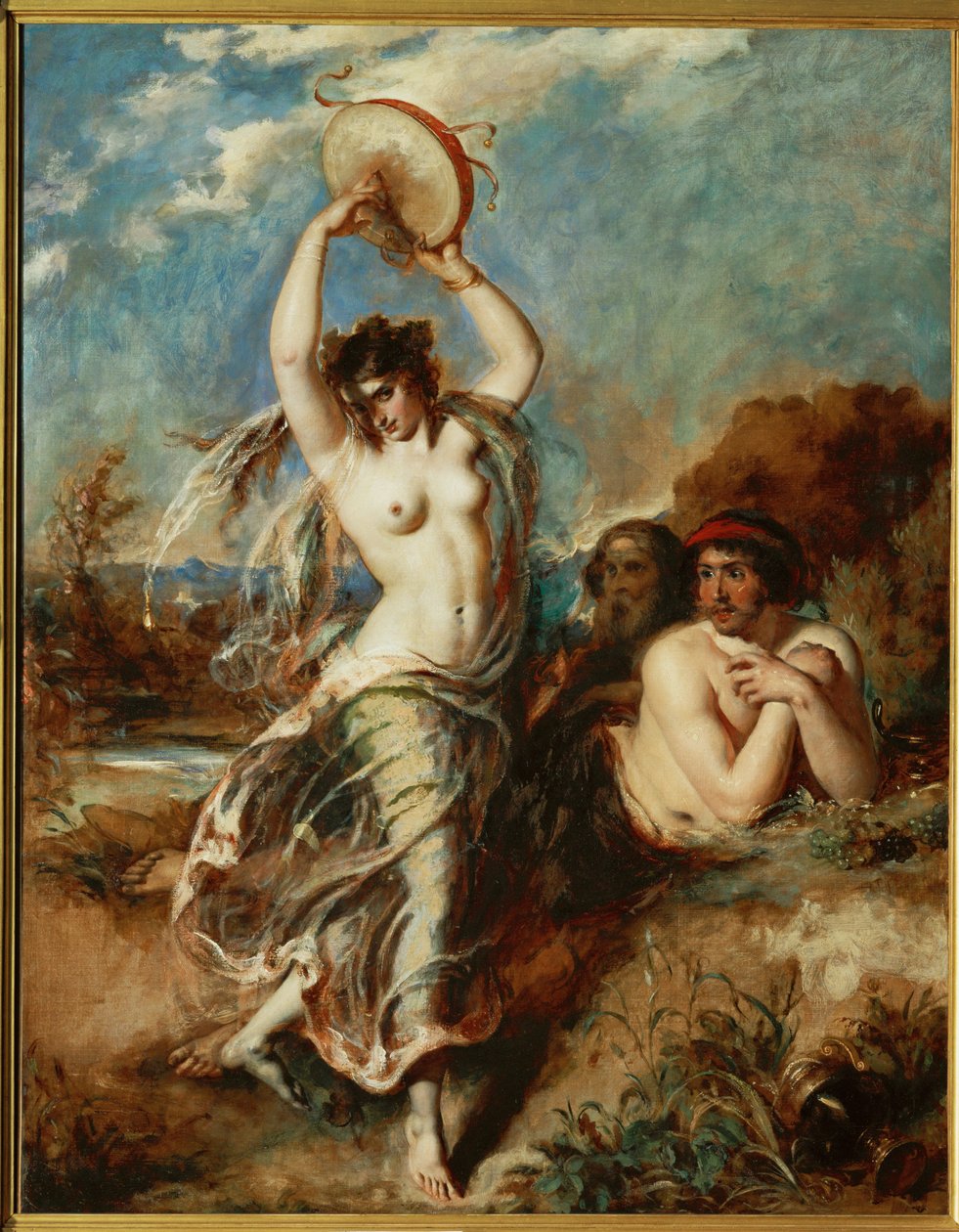 Bacchante tamburiinin kanssa ... tekijältä William Etty