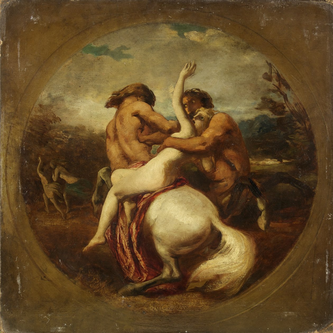 Kentaurit ja nymfit (öljy pahville) tekijältä William Etty