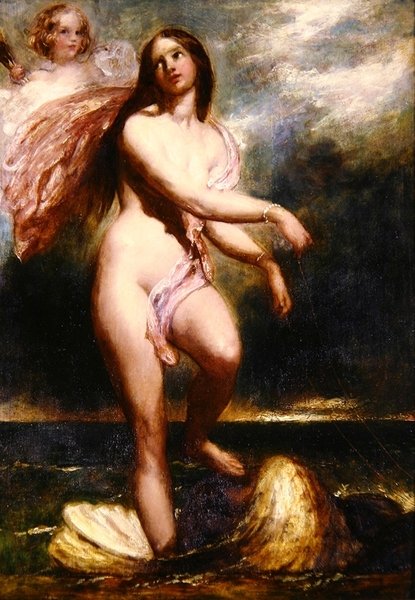 Galatea (öljy myllylevylle) tekijältä William Etty