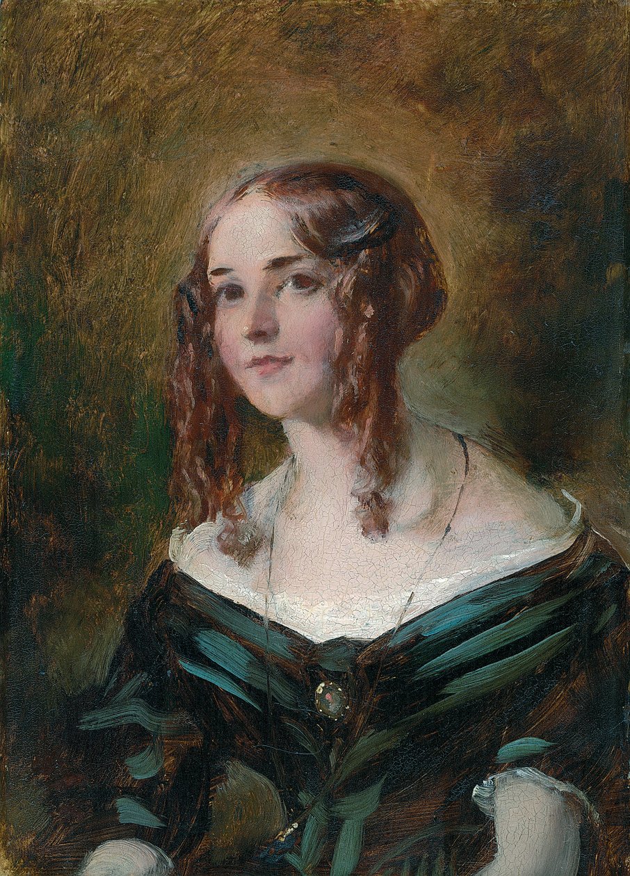 Tyttö vihreässä mekossa tekijältä William Etty