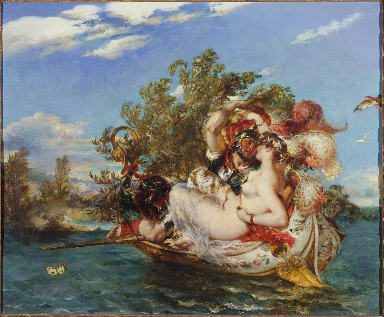 Phaedria ja Cymochles tekijältä William Etty