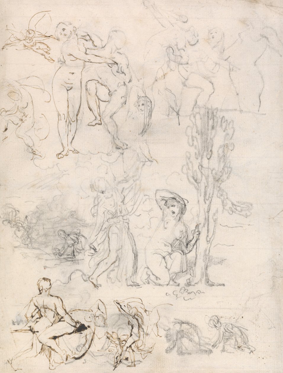 Folha de esboços finlandeses tekijältä William Etty