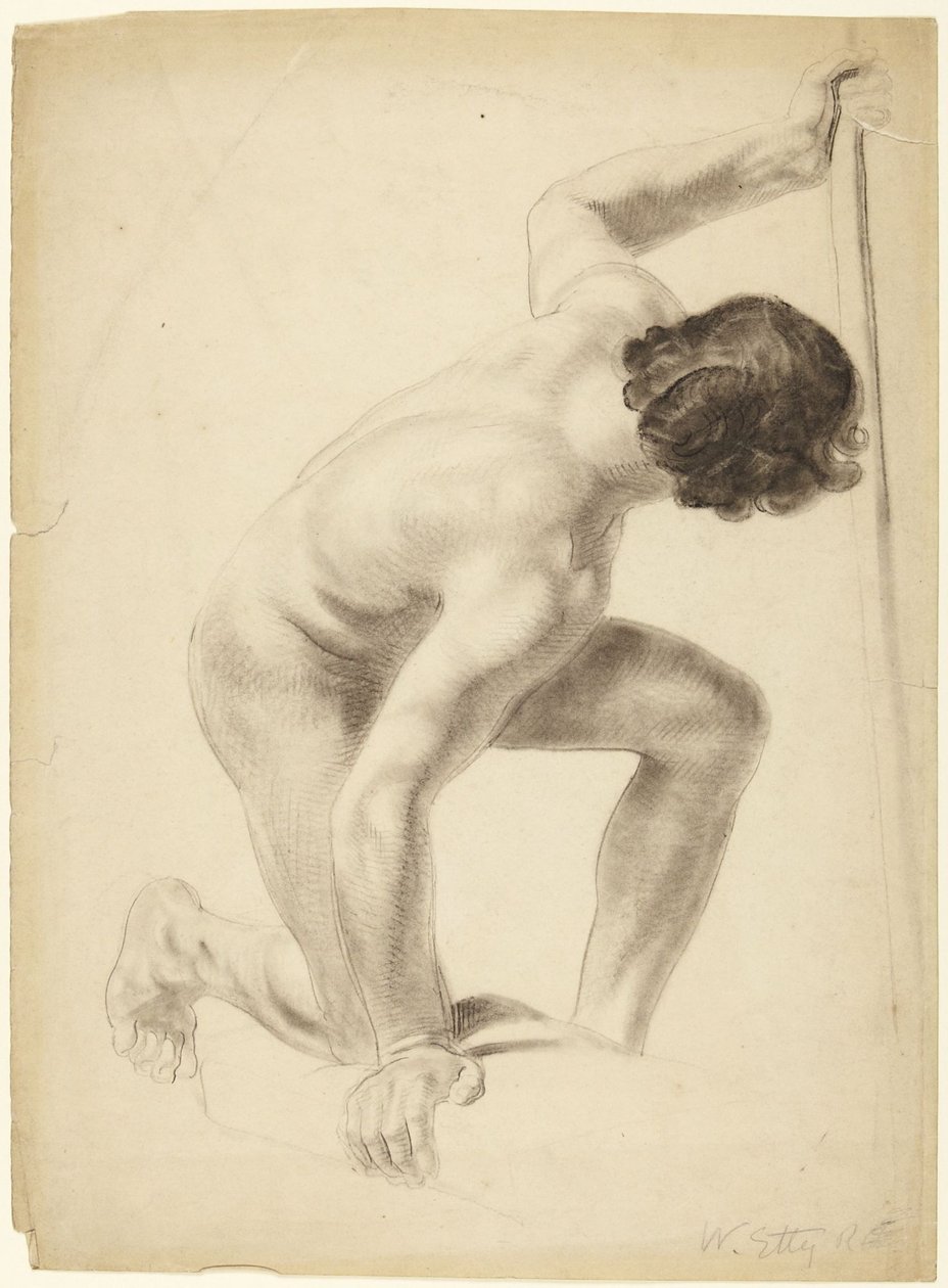 Tutkimus mieshahmosta tekijältä William Etty