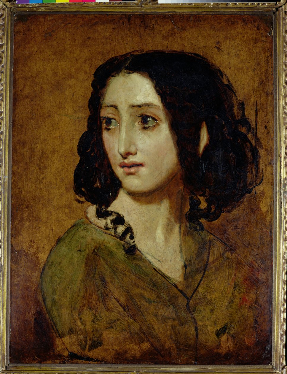 Tutkimus Mlle Rachelista (öljy pahville) tekijältä William Etty