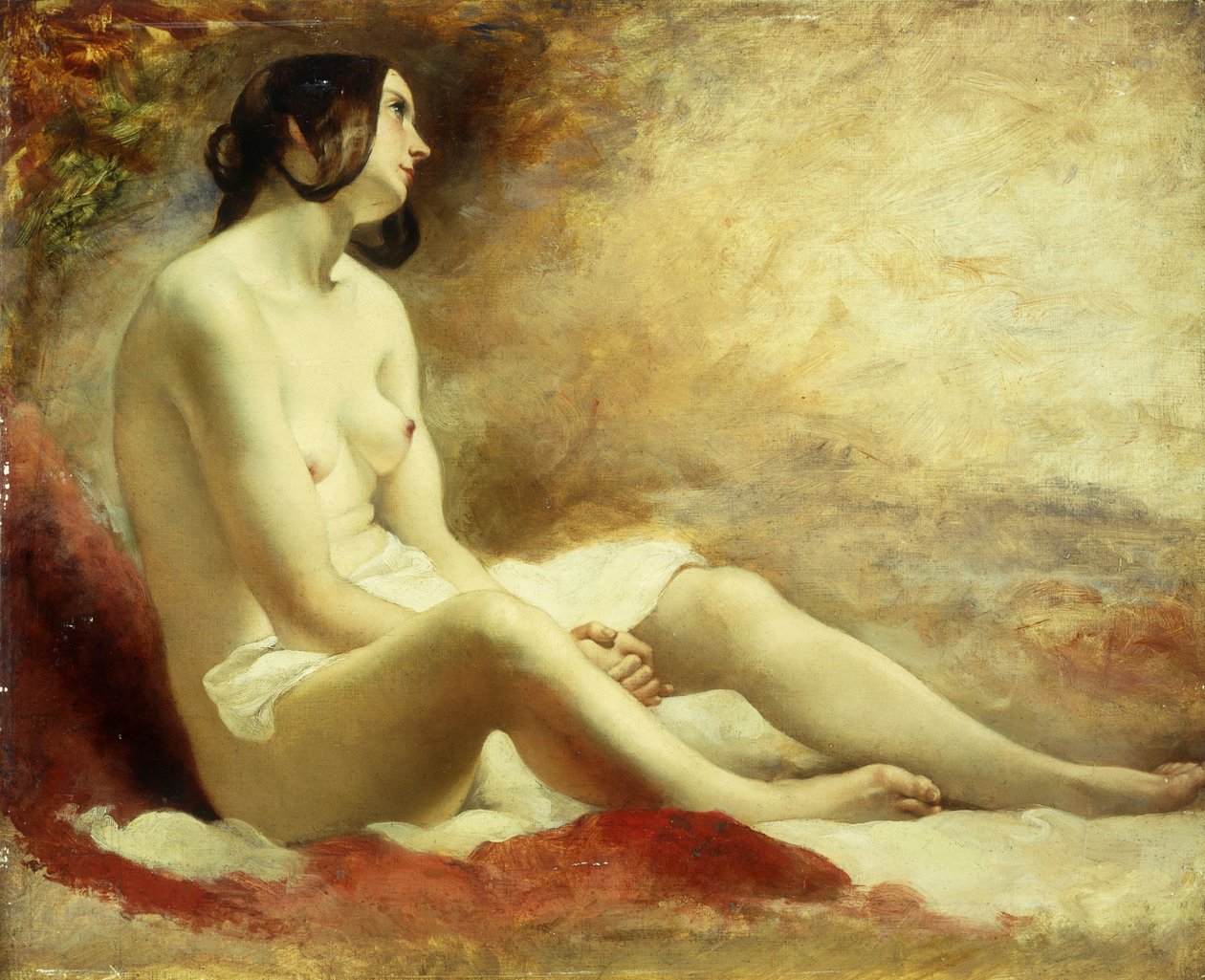 Tutkimus drapedoidusta alastonkuvasta tekijältä William Etty