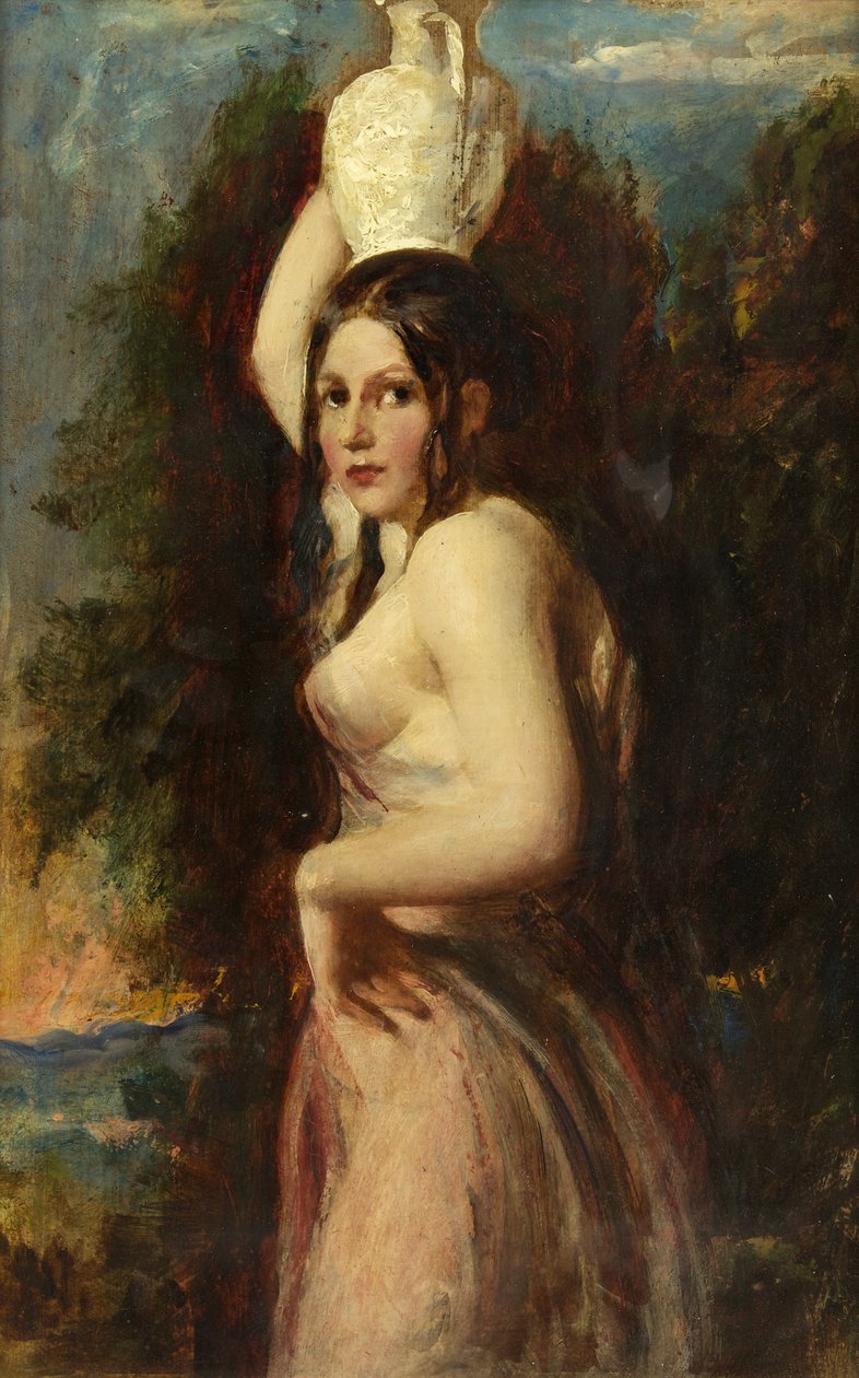 The Water Carrier (öljy myllylevylle) tekijältä William Etty