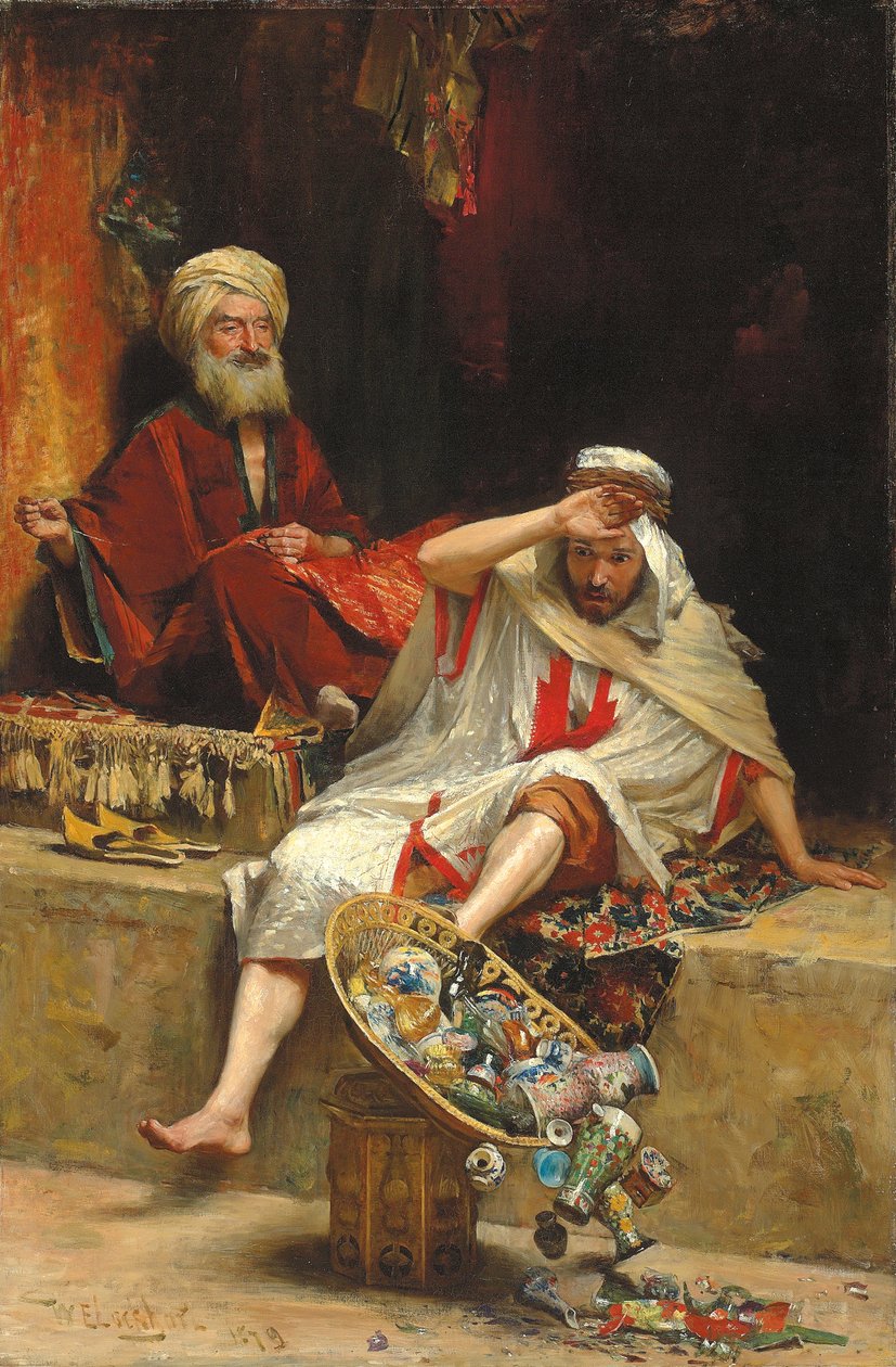 Alnascharin omaisuus, Arabian Nights, 1879 tekijältä William Ewart Lockhart