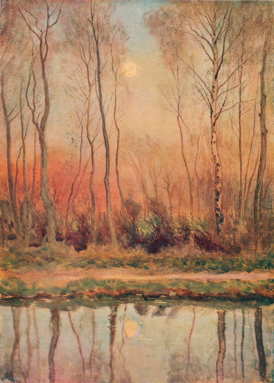 "Surreyn kanava, ilta", 1893 tekijältä William Eyre Walker