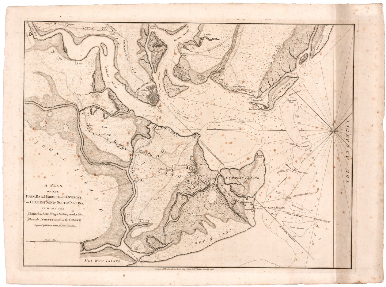 Fadenin Charlestownin suunnitelma, S.C tekijältä William Faden