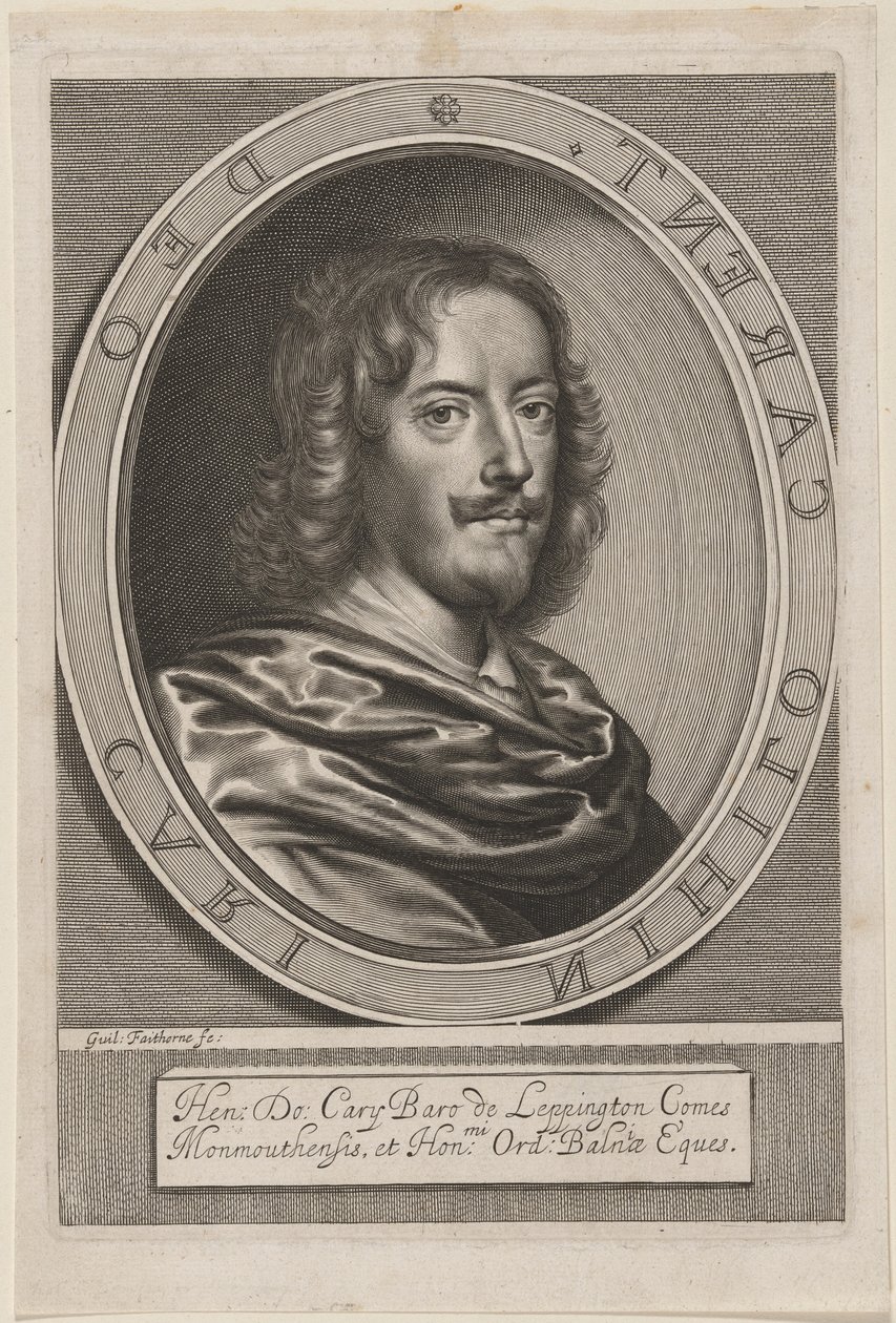 Henry Carey, Monmouthin jaarli tekijältä William Faithorne