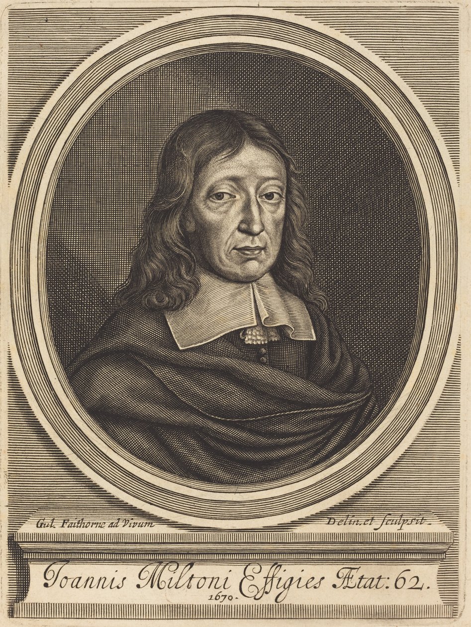 John Milton tekijältä William Faithorne