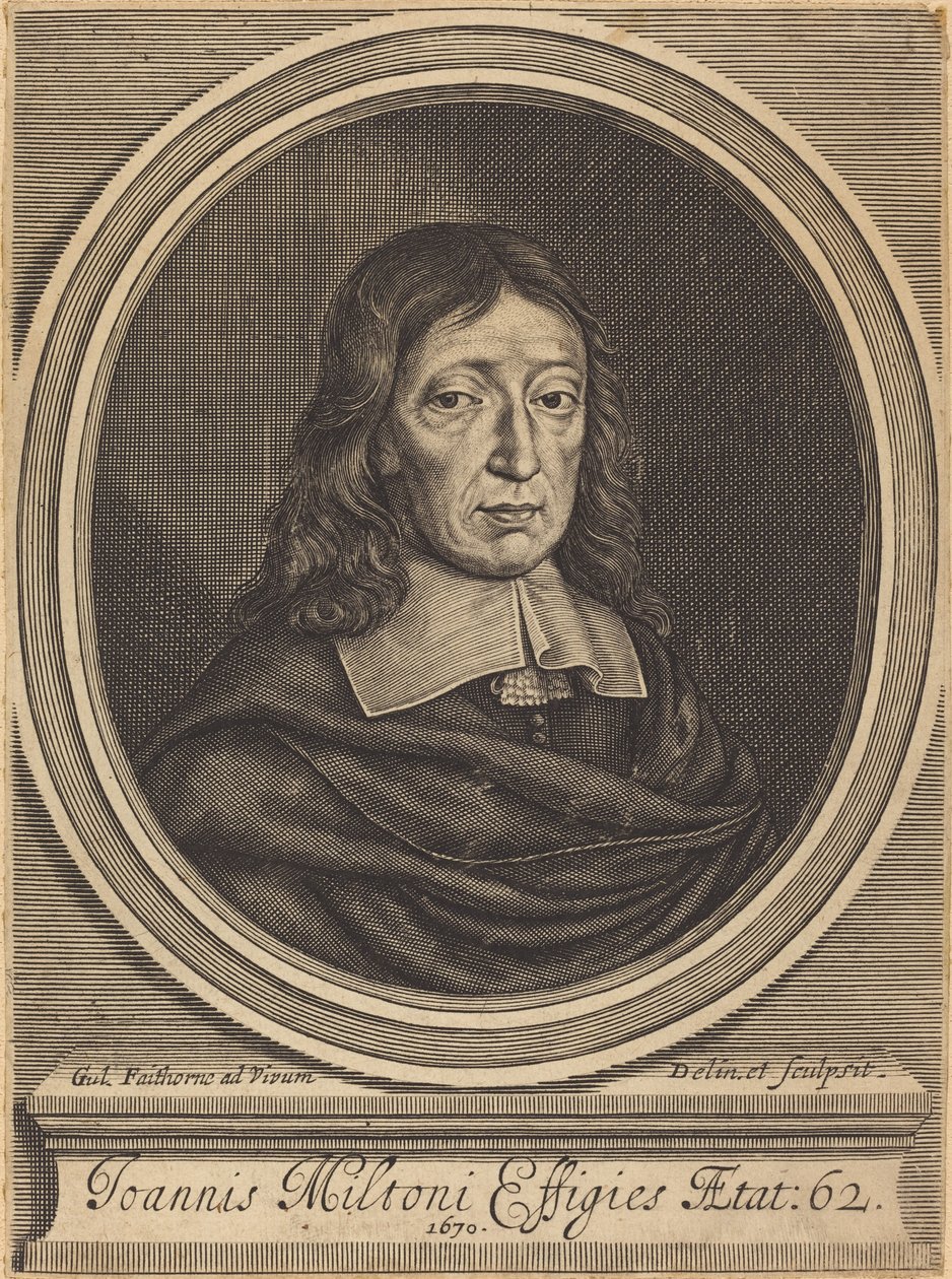 John Milton tekijältä William Faithorne