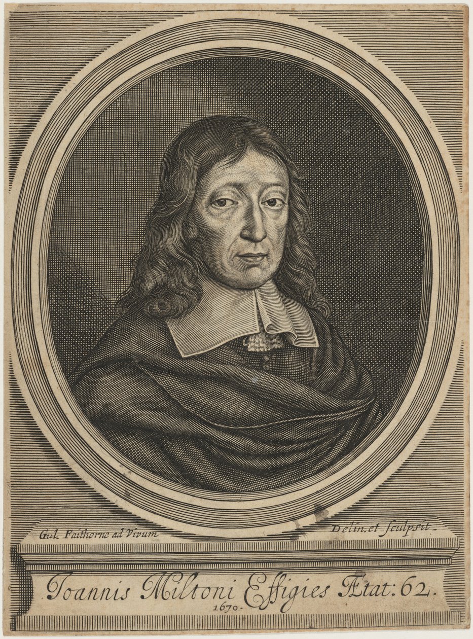 John Milton tekijältä William Faithorne