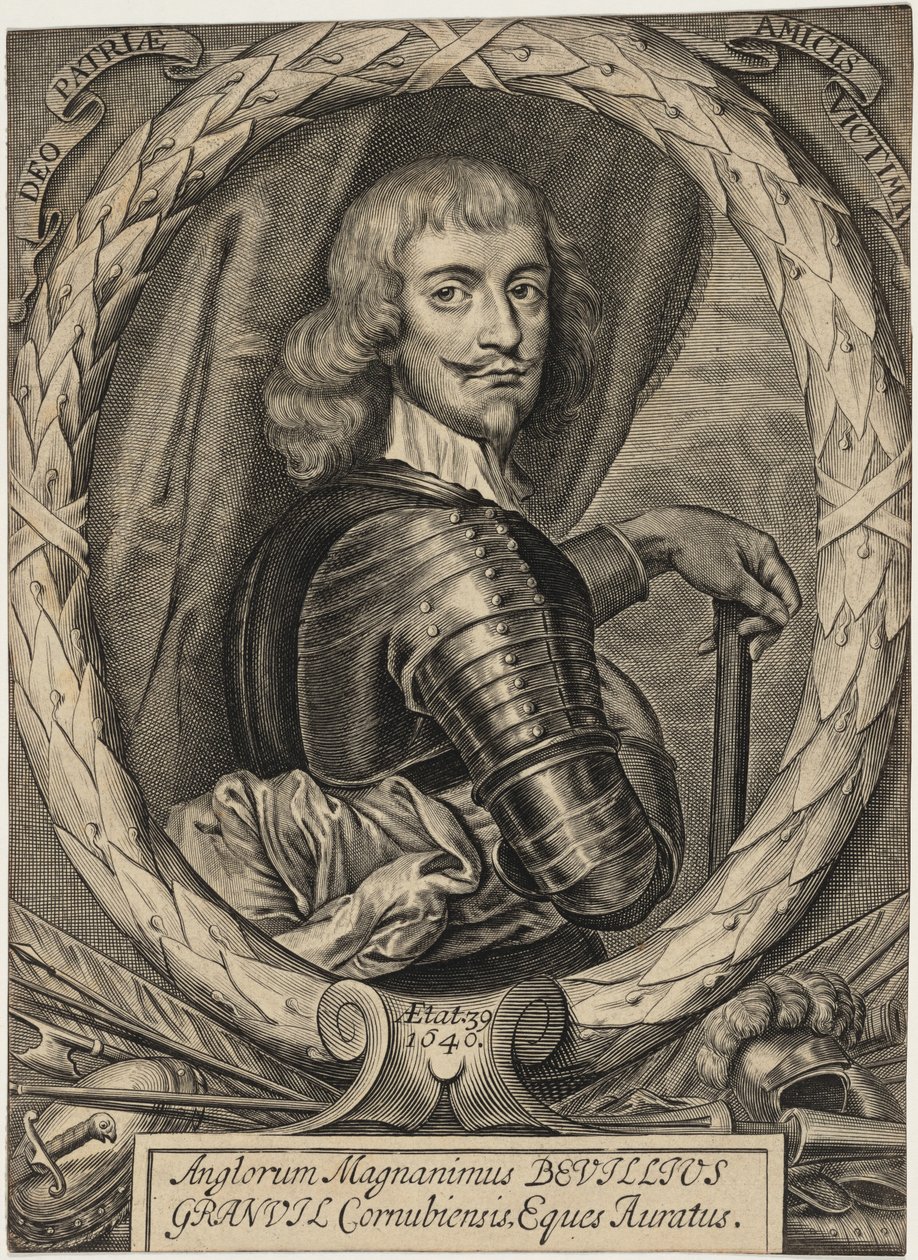 Sir Bevil Grenville tekijältä William Faithorne