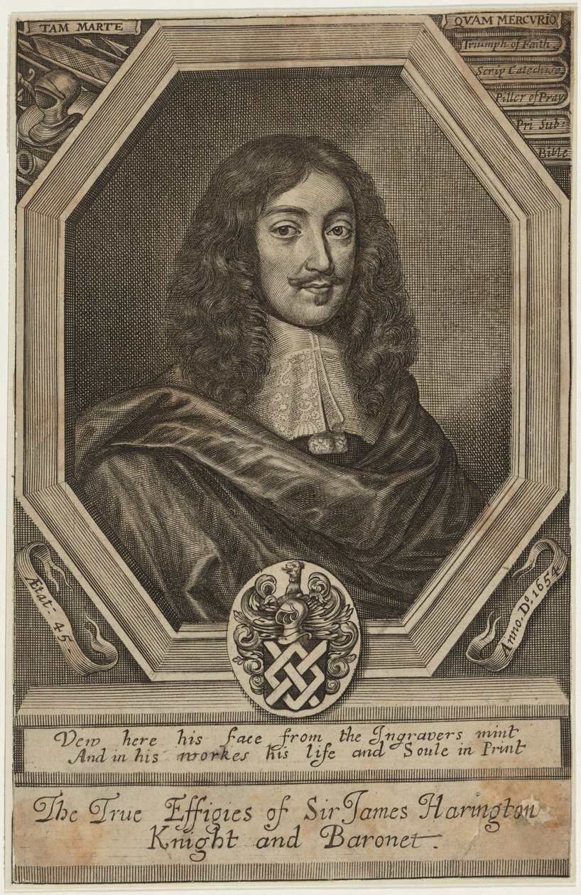 Sir James Harrington, baronetti tekijältä William Faithorne