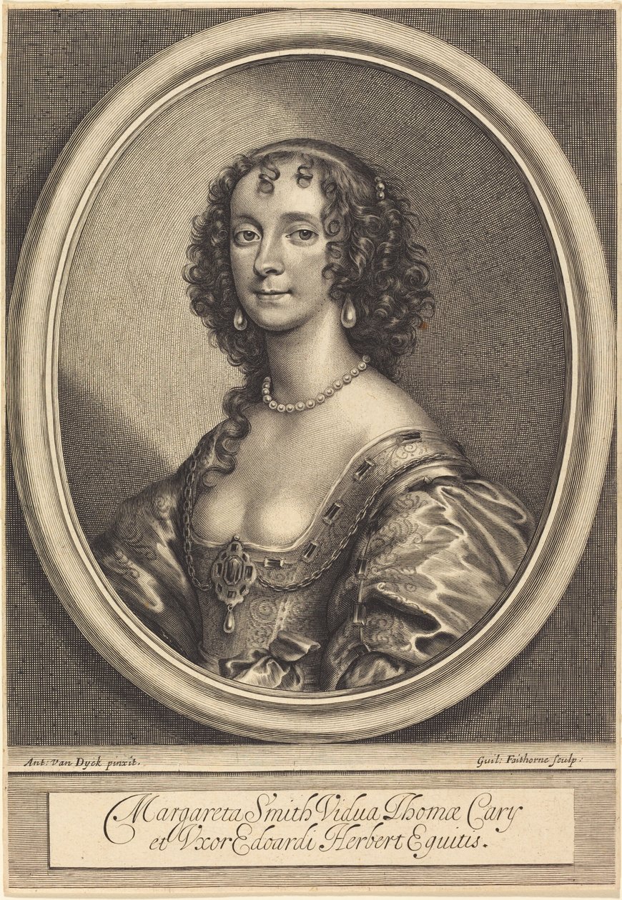 Margaret Smith tekijältä William Faithorne after Sir Anthony van Dyck