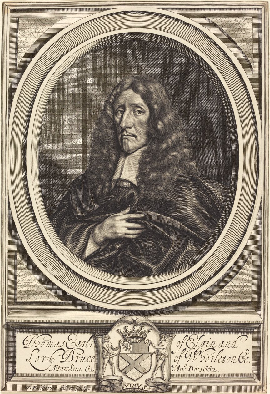 Thomas Bruce, Elginin kreivi tekijältä William Faithorne after Sir Anthony van Dyck