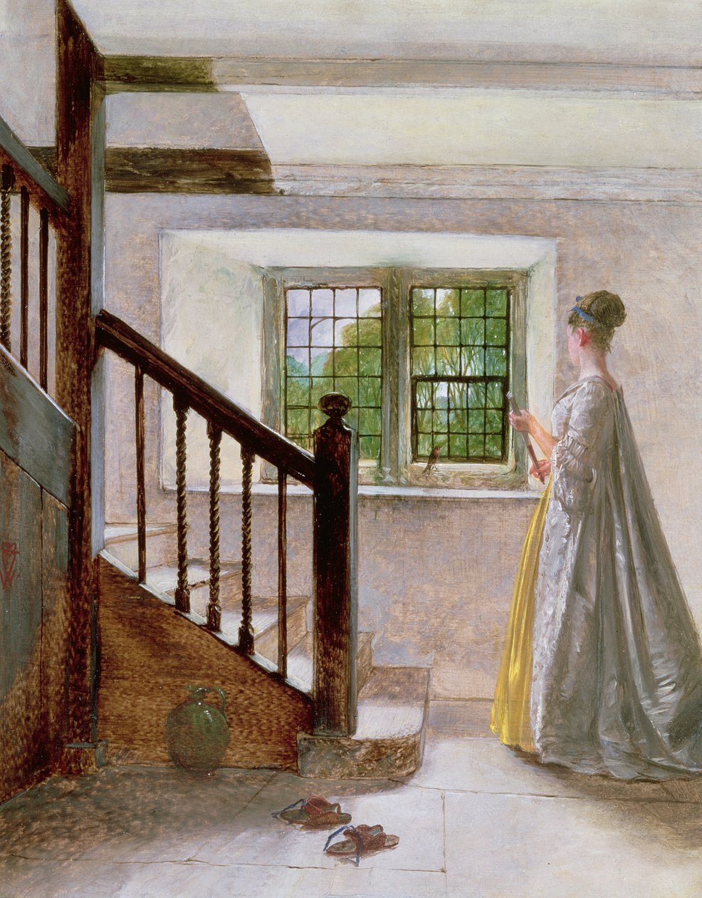 Haddon Hallin sisätilat, 1800-luku tekijältä William Fettes Douglas